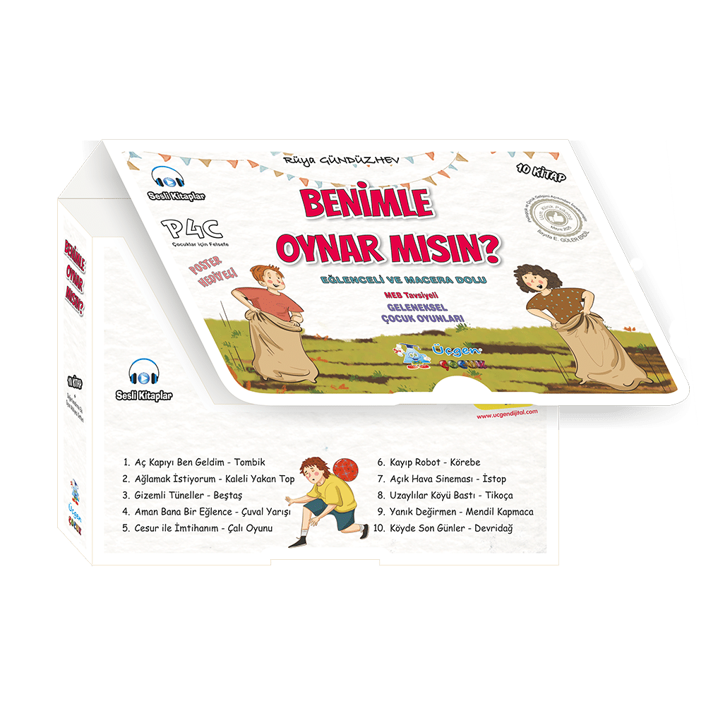 Benimle Oynar mısın? Geleneksel Çocuk Oyunları Serisi – Kutulu 10 Kitap