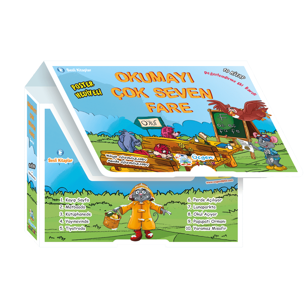 Okumayı Çok Seven Fare – Kutulu 10 Kitap